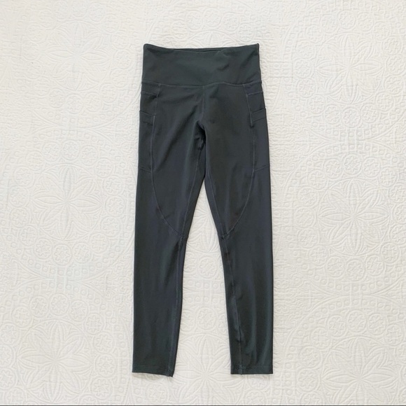 Zyia Active Pocket Brilliant Hi Rise Leggings, Grey‎ - Picture 1 of 3